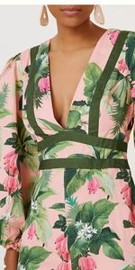Farm x Anthropologie Deep-V Jumpsuit